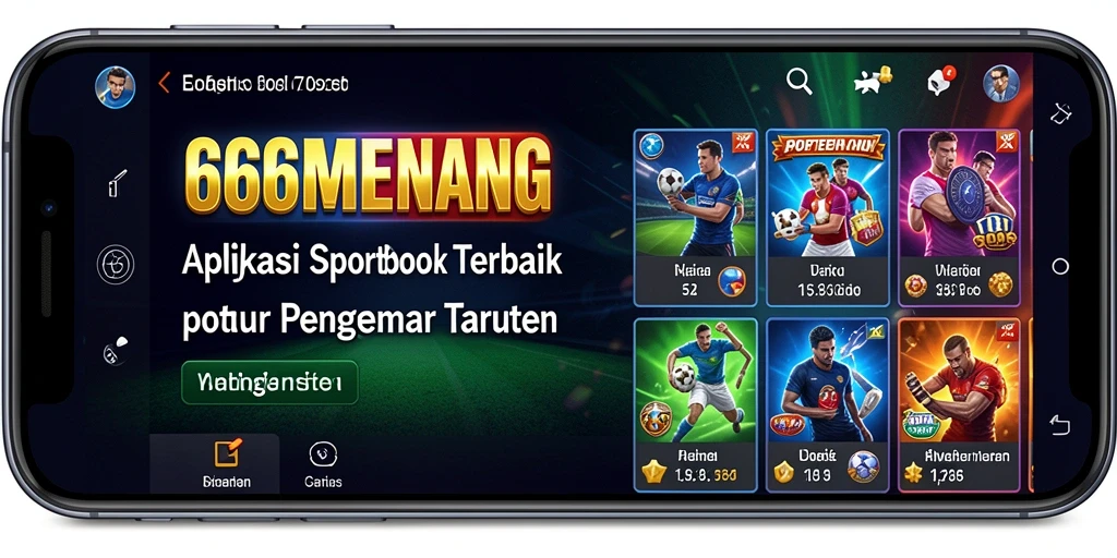 Gameplay interaktif dari aplikasi sportsbook 666MENANG yang menarik.
