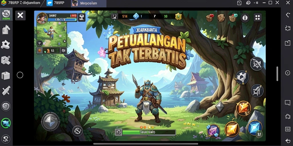 Screenshot permainan <strong>789RP</strong> yang menampilkan eksplorasi dunia terbuka.