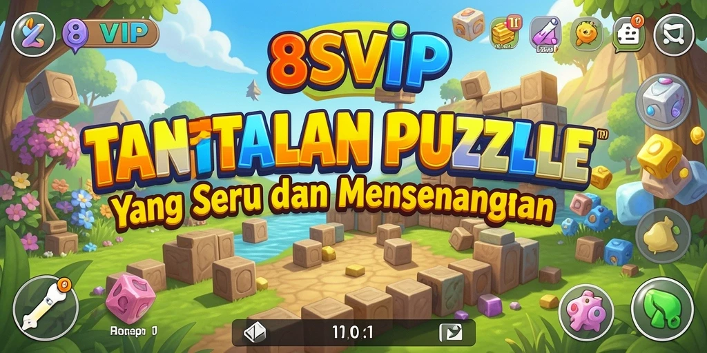 Screenshot gameplay yang memperlihatkan tingkat kesulitan dalam 8SVIP.