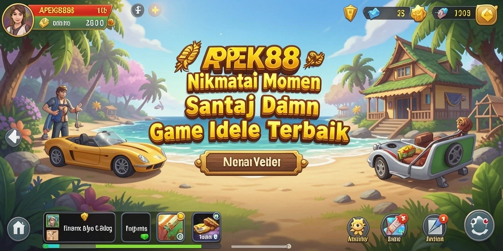 Tampilan gameplay APEK88 yang menarik dan santai.