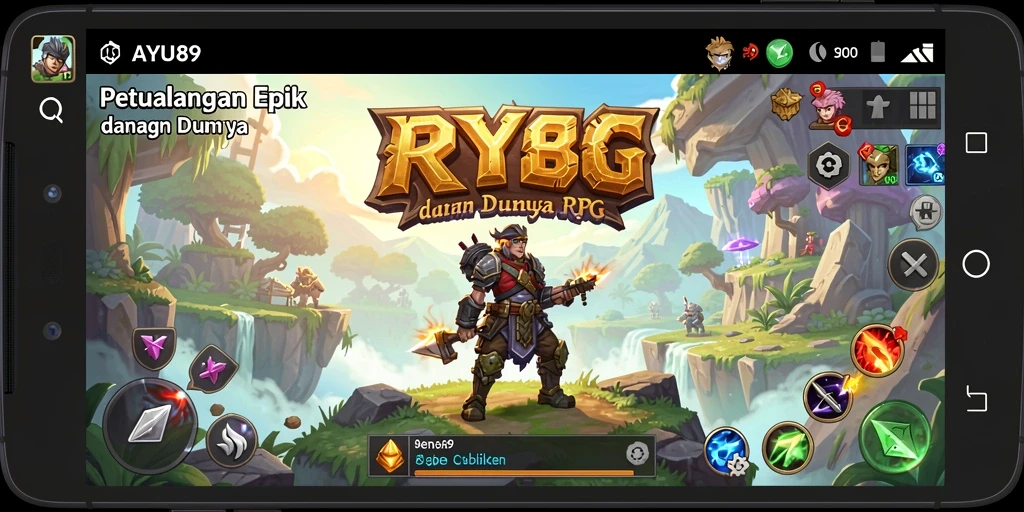 Tampilkan gameplay epik dalam dunia petualangan fantastis AYU89.