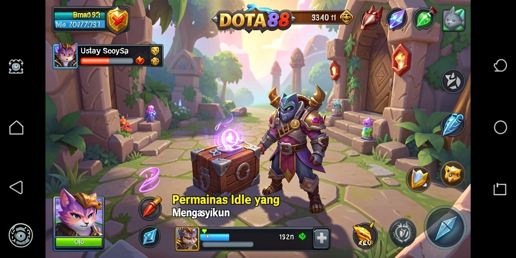 Tampilan gameplay <strong>DOTA88</strong> yang memukau dan mudah dinikmati.
