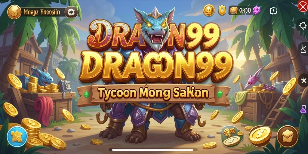 Screenshot gameplay menampilkan manajemen bisnis yang menarik di DRAGON99.