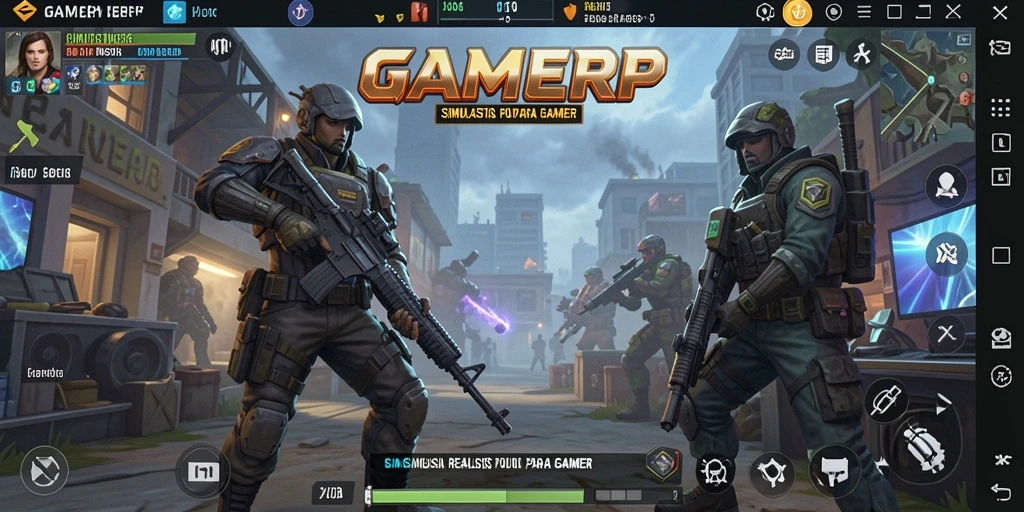 Screenshot GAMERP menampilkan gameplay yang mendalam dan interaktif.