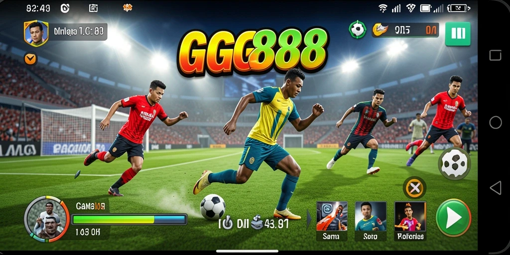Tampilan gameplay GGG888 menunjukkan keseruan olahraga yang mendebarkan.