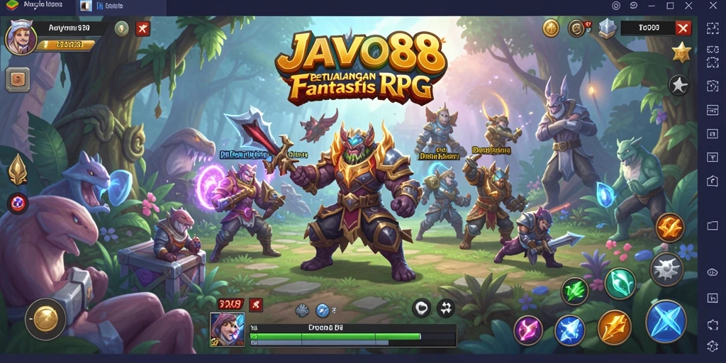 Tampilan aksi seru di JAVO88 dengan grafis RPG yang menakjubkan.