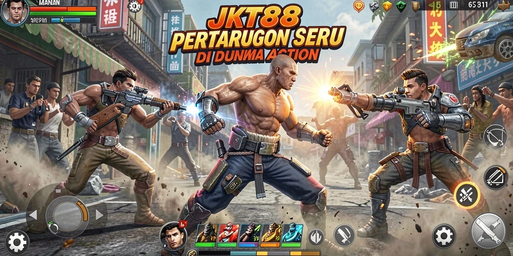 Tampilan seru gameplay JKT88 dengan aksi yang mendebarkan.