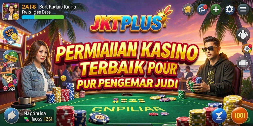 Tampilan gameplay utama JKTPLUS yang menarik dan interaktif.