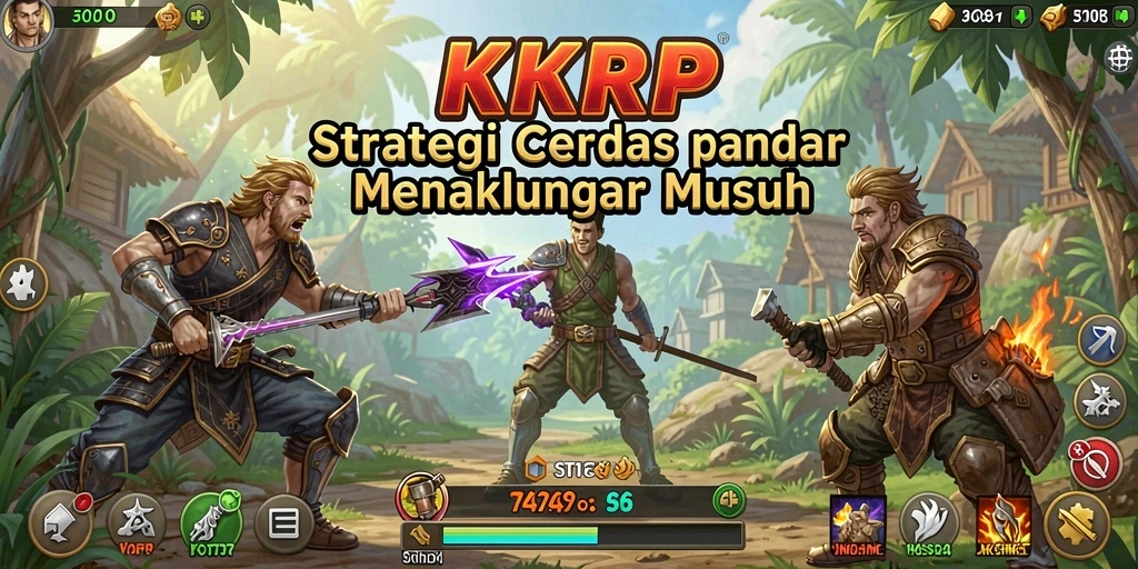 Screenshot utama KKRP menunjukkan taktik dan strategi gameplay yang mendebarkan.