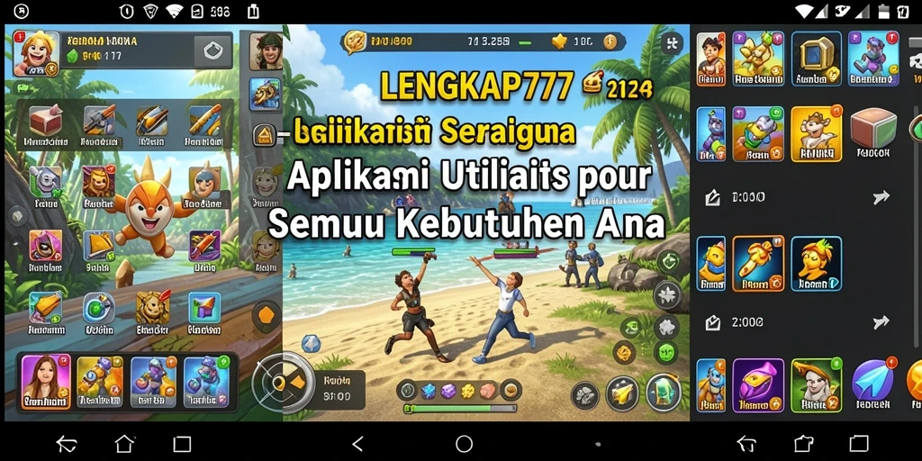 Tampilan antarmuka pengguna LENGKAP777 yang sederhana dan fungsional.