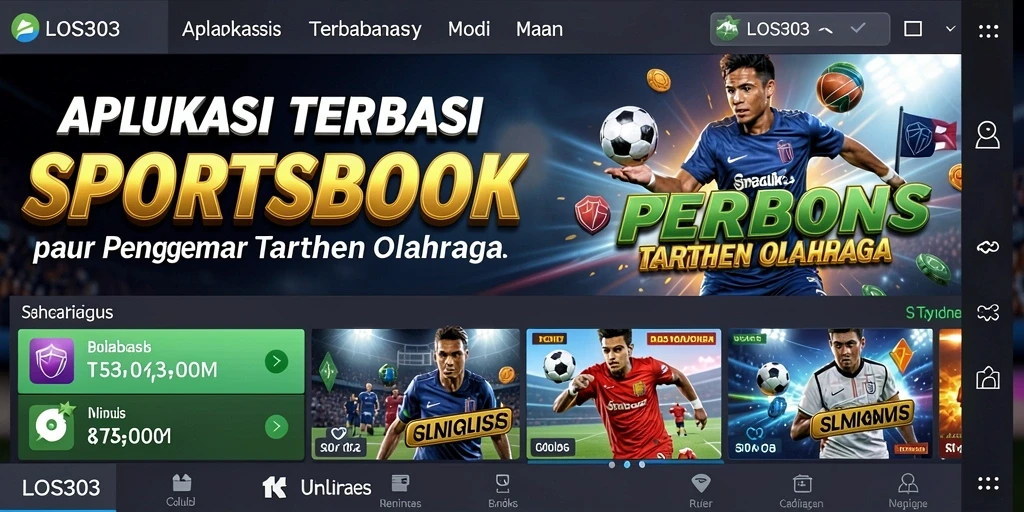 Tampilan antarmuka LOS303 dengan fitur taruhan olahraga yang menarik.