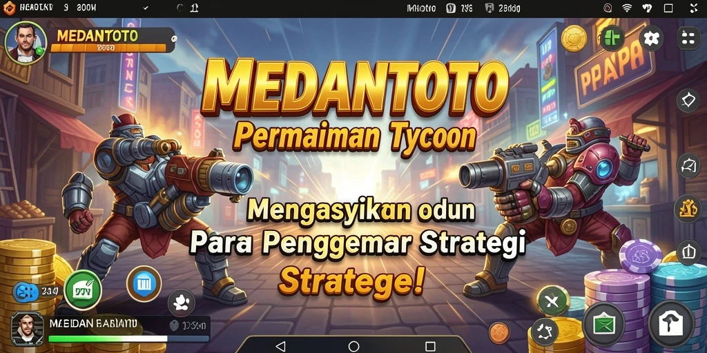 Screenshot gameplay MEDANTOTO yang menampilkan strategi Tycoon menarik.