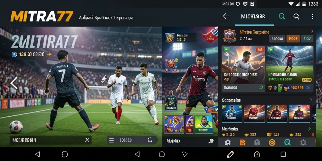 Tampilan utama gameplay <strong>MITRA77</strong> saat melakukan taruhan olahraga.