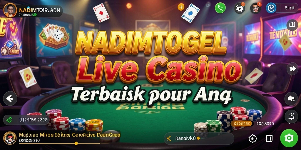 Gameplay Live Casino yang mengasyikkan di NADIMTOGEL