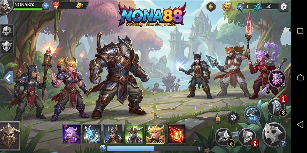 Tampilan menakjubkan dari pertempuran di NONA88 yang penuh aksi.