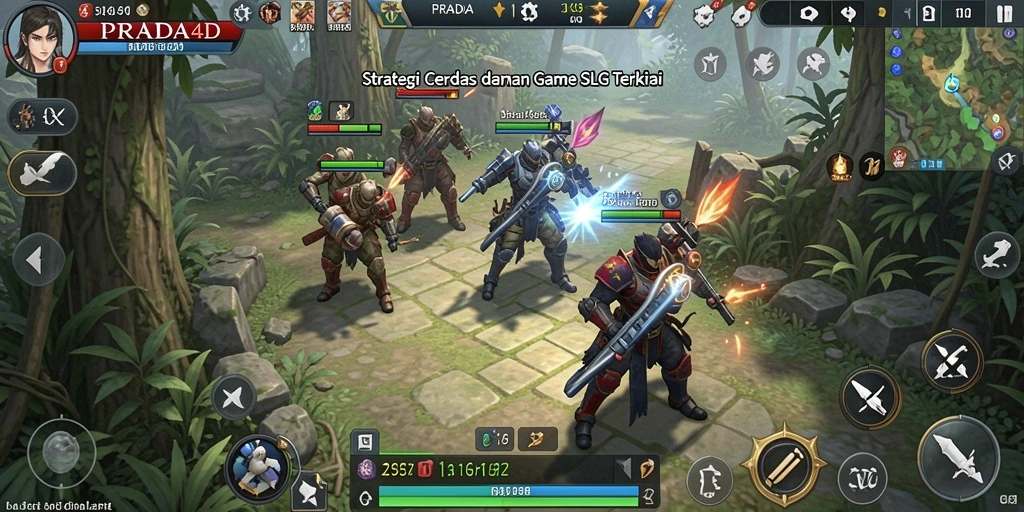 Tangkapan layar gameplay SLG yang menegangkan di PRADA4D.
