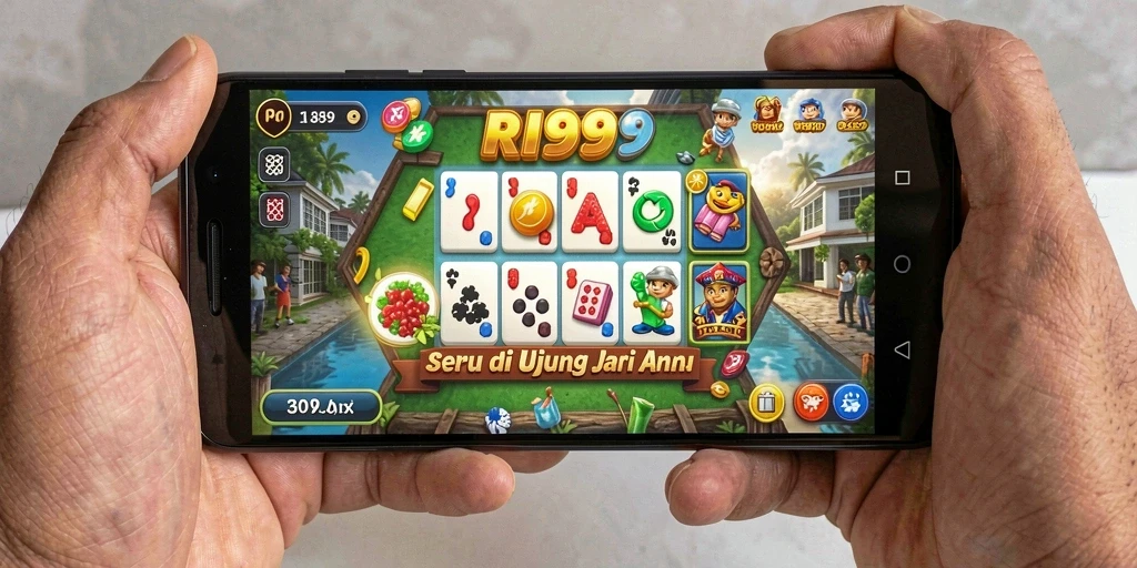 Tampilan screenshot permainan Domino RI889 yang menarik dan dinamis.