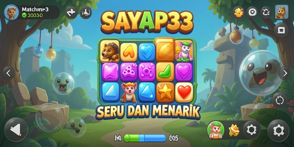 Tampilan gameplay SAYAP33 yang seru dan penuh warna.