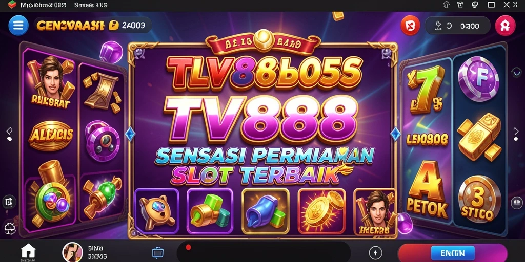Tampilan menarik dari gameplay Slot TV888 yang memikat.