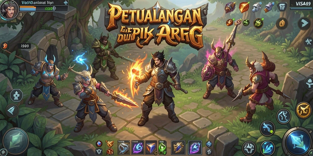 Gameplay ARPG yang mendebarkan dan penuh aksi.