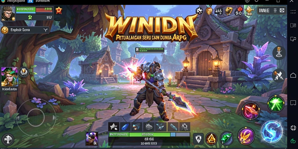 Gameplay seru dan grafis menarik dalam WINIDN ARPG.