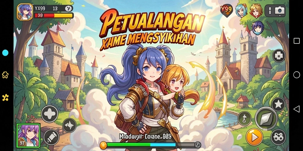 Tampilan menarik dari gameplay seru di Y89 yang memukau.
